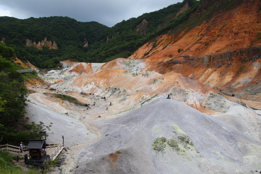 05.08.2025 10:54:36: Japonsko 2025 - Noboribetsu, Pekelné údolí (Vláďa)