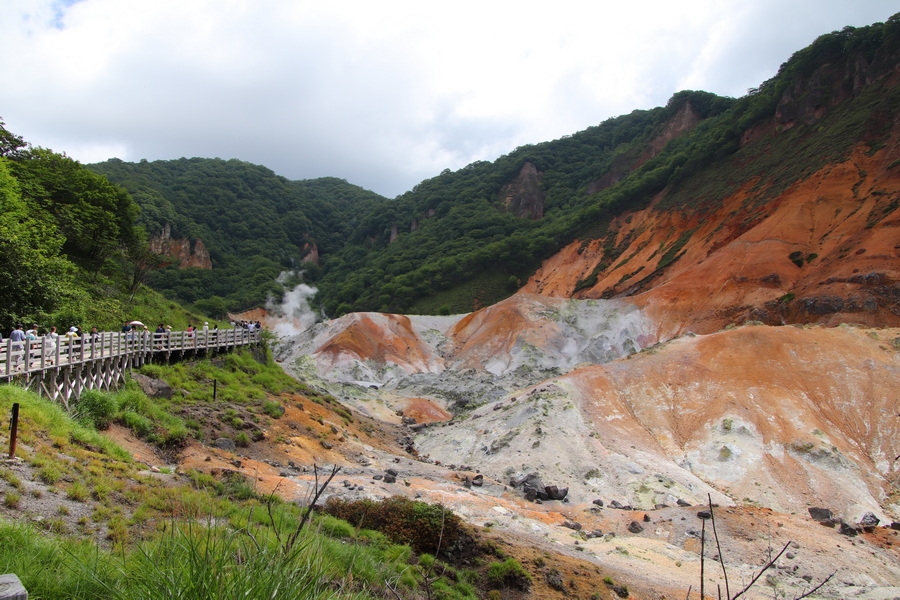 05.08.2025 10:59:41: Japonsko 2025 - Noboribetsu, Pekelné údolí (Vláďa)