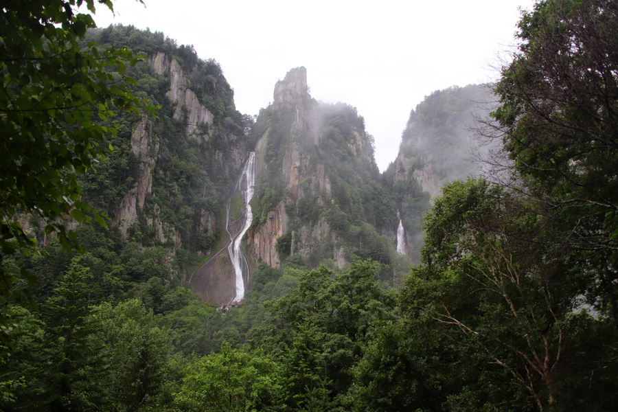 07.08.2025 16:08:09: Japonsko 2025 - Sounkyo, cesta k vodopádům Ginga a Ryusei (Vláďa)