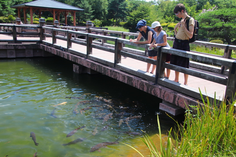 14.08.2025 12:51:53: Japonsko 2025 - Macumoto, park Agatanomori (Vláďa)