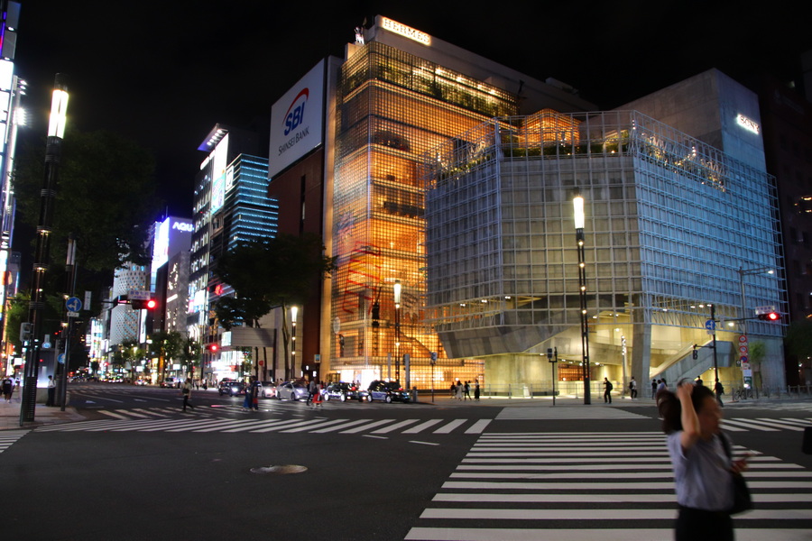 14.08.2025 20:01:13: Japonsko 2025 - Tokyo, Ginza (Vláďa)