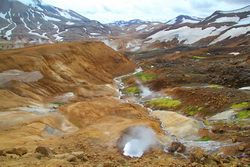 Kerlingarfjöll, údolí Hveradalir