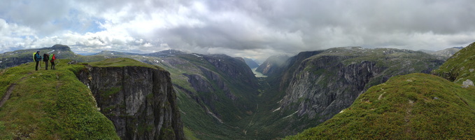 Výhled na údolí Sima